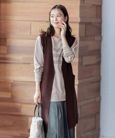 ANY マシュマロニットジレ