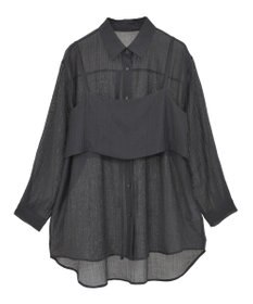 Green Parks ＳＥＴ２点シアーシャツ＋ビスチェ