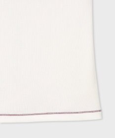 Paul Smith 【洗える】カラーステッチ リブ ノースリーブ
