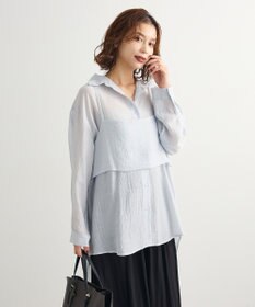 Green Parks ＳＥＴ２点シアーシャツ＋ビスチェ