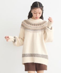 earth music&ecology オーロララメノルディックチュニック