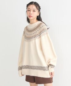 earth music&ecology オーロララメノルディックチュニック