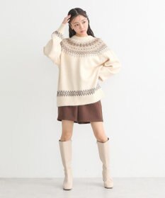 earth music&ecology オーロララメノルディックチュニック