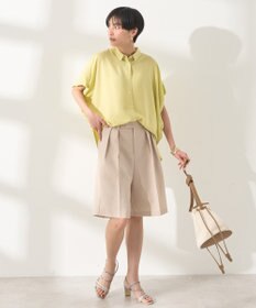 AMERICAN HOLIC 【接触冷感】タックフレンチスリーブシャツ