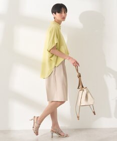 AMERICAN HOLIC 【接触冷感】タックフレンチスリーブシャツ