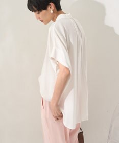 AMERICAN HOLIC 【接触冷感】タックフレンチスリーブシャツ