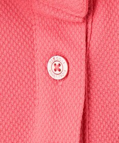 23区GOLF 【WOMEN】【吸水速乾/UVケア】ハニカムカノコ半袖ポロシャツ シンプルながらも機能的