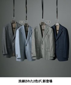 GOTAIRIKU 新色追加【一部ストレッチ】カシミヤブレンド 定番ツイードジャケット(25年モデル)