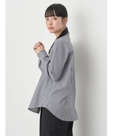 earth music&ecology スタンドフリルシャツ