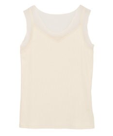 YECCA VECCA チュールMIXリブインナー