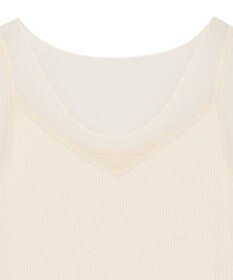 YECCA VECCA チュールMIXリブインナー