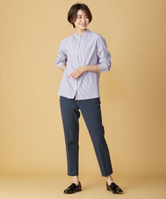 J.PRESS LADIES 【洗える】アルガンシルク テーパード パンツ