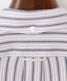 J.PRESS MEN オーガニックコットン ダブルチューブマルチストライプ シャツ