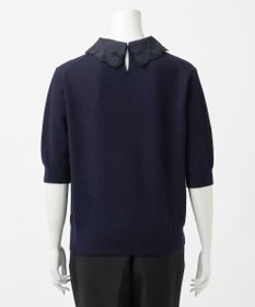 23区 S 【R(アール)】マイクロンメリノウール レース襟 ニット