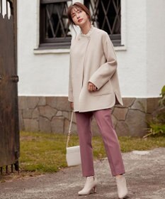 ANY SIS 【保温性あり/洗える】サーモ 2WAYストレッチ テーパード パンツ