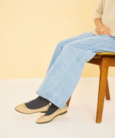 steppi 【洗える/撥水】ラウンド バレエ パンプス