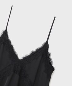 GRACE CONTINENTAL サテンレースキャミ