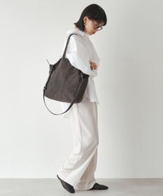 russet スエード2WAYトートバッグ(CE-1577)