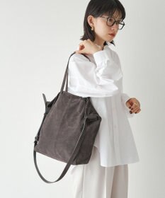 russet スエード2WAYトートバッグ(CE-1577)