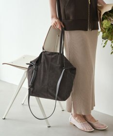 russet スエード2WAYトートバッグ(CE-1577)