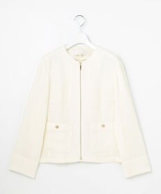 自由区 【洗える】ライトカラミノーカラー ジャケット