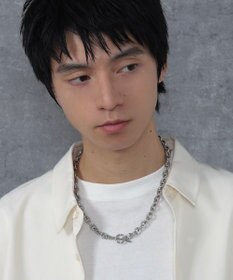 WEGO Mステンレスマンテルチェーンネックレス