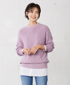 J.PRESS LADIES L 【洗える】LUREX SWEATER ニット