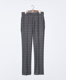 J.PRESS MEN 【TREATMENT WOOL】ストレッチサキソニーチェック スラックス