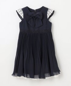 ANY KIDS シフォン プリーツ ワンピース