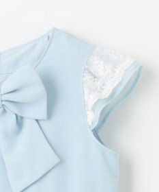 ANY KIDS シフォン プリーツ ワンピース