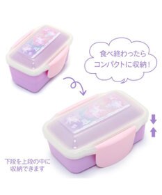 Mother garden マザーガーデン ユニコーン ２段 お弁当箱 ドーム型 《ハピネス柄》 560mL 日本製