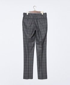 J.PRESS MEN 【TREATMENT WOOL】ストレッチサキソニーチェック スラックス