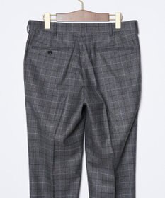 J.PRESS MEN 【TREATMENT WOOL】ストレッチサキソニーチェック スラックス