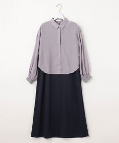 ANY SIS 【美人百花6月号掲載】2SETシアーシャツ×ワンピース セット