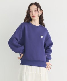 earth music&ecology Ｃｈａｍｐｉｏｎ×ｅｍａｅポンチハートスウェット