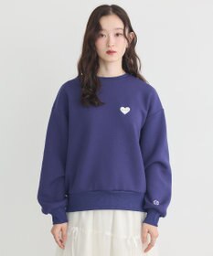 earth music&ecology Ｃｈａｍｐｉｏｎ×ｅｍａｅポンチハートスウェット