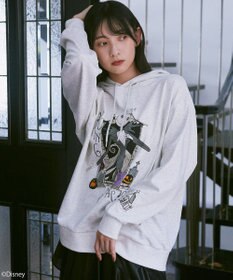 earth music&ecology ナイトメア／アソートプリントパーカー