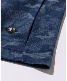 JOSEPH ABBOUD MOUNTAIN 【吸水速乾・男女兼用】カモフラジャガードポロシャツ