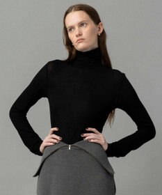 NAVE 【ReNAVE・洗える】シルク混シアータートル