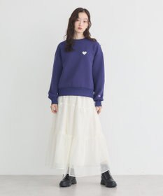 earth music&ecology Ｃｈａｍｐｉｏｎ×ｅｍａｅポンチハートスウェット