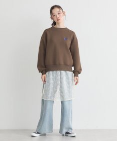 earth music&ecology Ｃｈａｍｐｉｏｎ×ｅｍａｅポンチハートスウェット