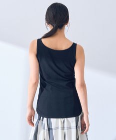 YECCA VECCA 2wayスクエアリブタンクトップ