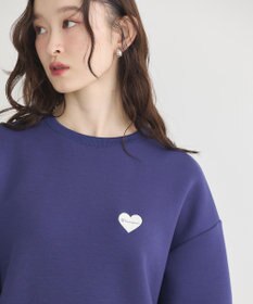 earth music&ecology Ｃｈａｍｐｉｏｎ×ｅｍａｅポンチハートスウェット