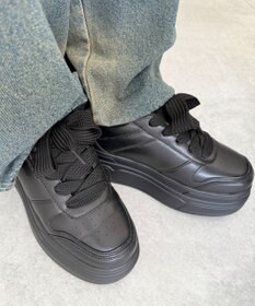 WEGO ボリュームレースアップ厚底スニーカー