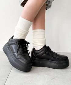 WEGO ボリュームレースアップ厚底スニーカー