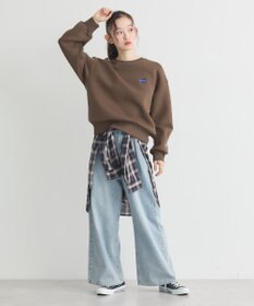 earth music&ecology Ｃｈａｍｐｉｏｎ×ｅｍａｅポンチハートスウェット