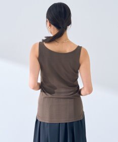 YECCA VECCA 2wayスクエアリブタンクトップ