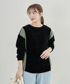 Green Parks ベロアドッキングプルオーバー