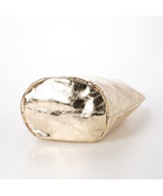 UNBILLION カシュカシュ cachecache / クラッシュメタリック肩入れバケツトートバッグ