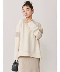 AMERICAN HOLIC 異素材ショルダー切り替えスウェット1